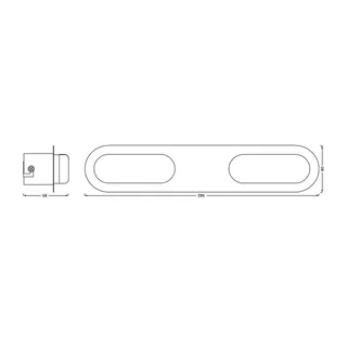 WiFi Orbis Wall Duplo, 2 lampor från LEDVANCE SMART+ i Silver, Vit – produktbild 3 av 4