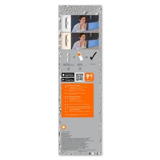 WiFi Orbis Wall Duplo, 2 lampor från LEDVANCE SMART+ i Silver, Vit – produktbild 2 av 4