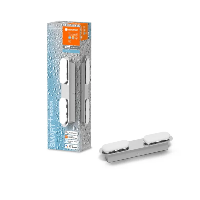 WiFi Orbis Wall Duplo, 2 lampor från LEDVANCE SMART+ i Silver, Vit – produktbild 4 av 4
