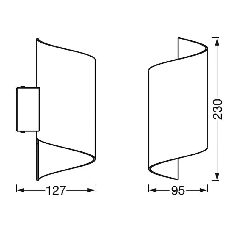 WiFi Orbis Wall Twist, wit by LEDVANCE SMART+ in White, Gold – product photo 4 of 4