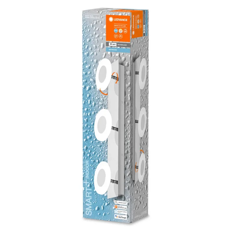 WiFi Orbis Wall Wave IP44 3-lamps by LEDVANCE SMART+ in Silver – product photo 4 of 4