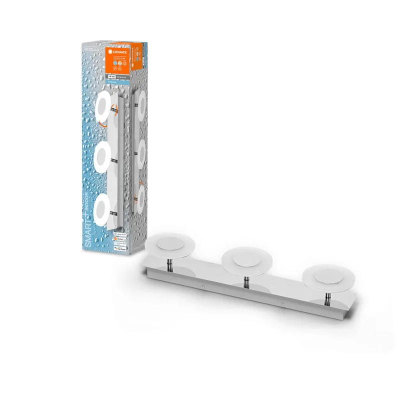 WiFi Orbis Wall Wave IP44 3-lamps by LEDVANCE SMART+ in Silver – product photo 3 of 4