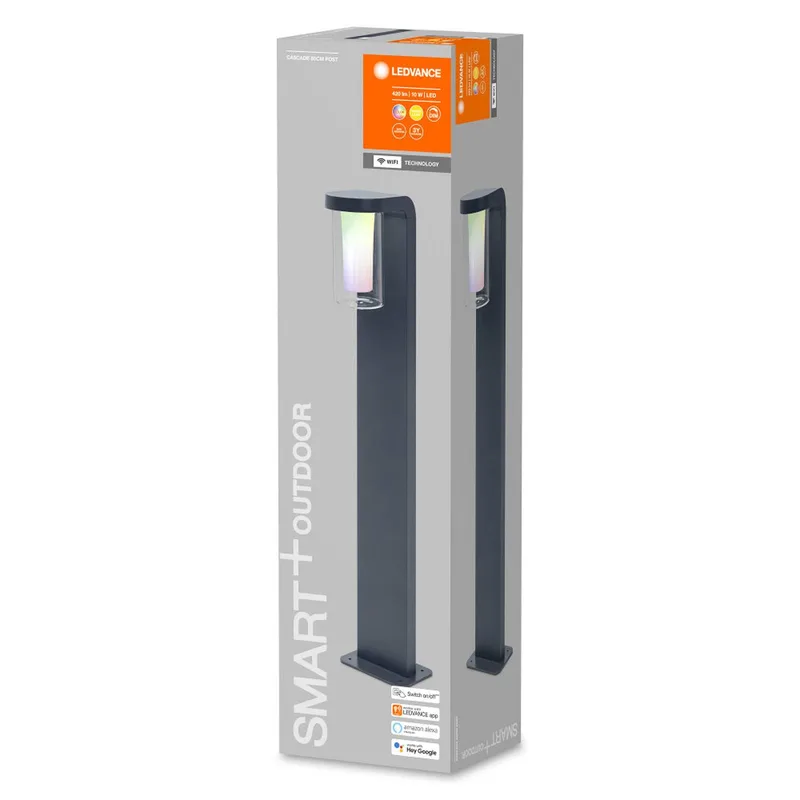 WiFi Outdoor Cascade, hoogte 80 cm von LEDVANCE SMART+ in Dunkelgrau, Weiß, Transparent – Produktfoto 4 von 5