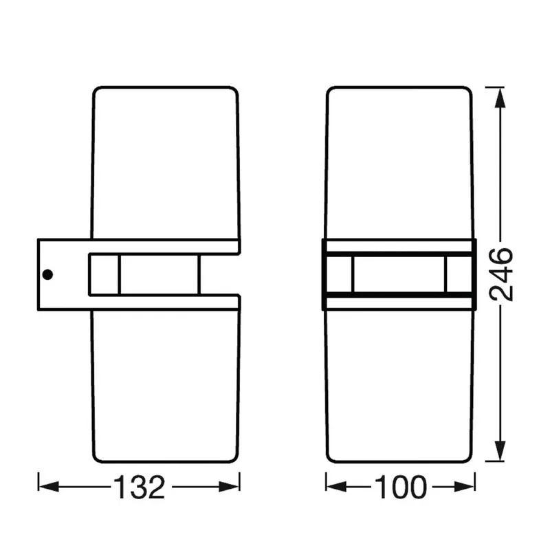 WiFi Outdoor Flare UpDown Wall by LEDVANCE SMART+ in Dark grey, White, Transparent – product photo 5 of 5