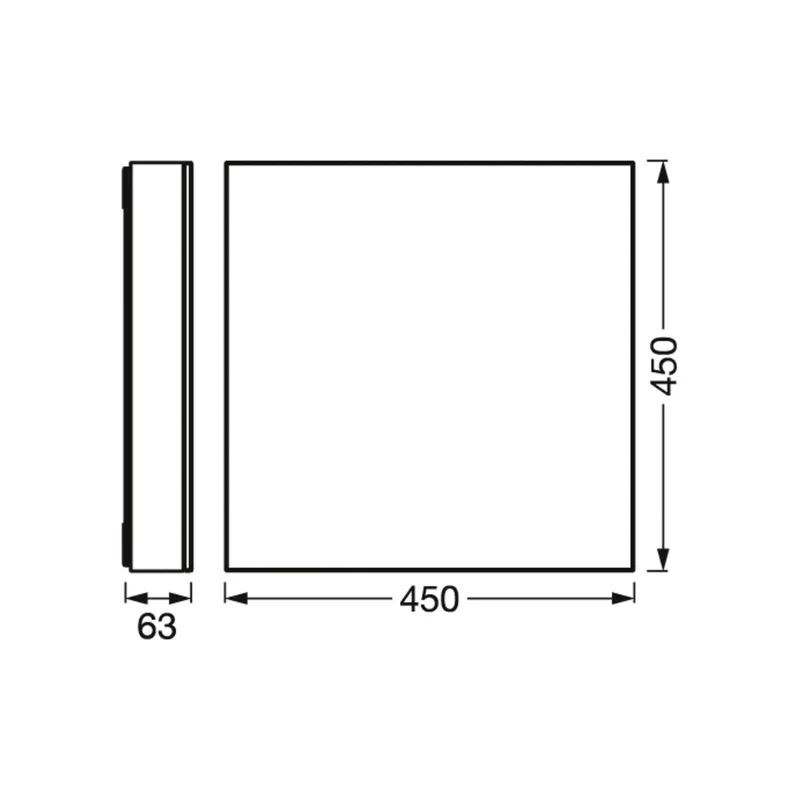 WiFi Planon FL Sparkle 45x45 cm by LEDVANCE SMART+ in White – product photo 5 of 5