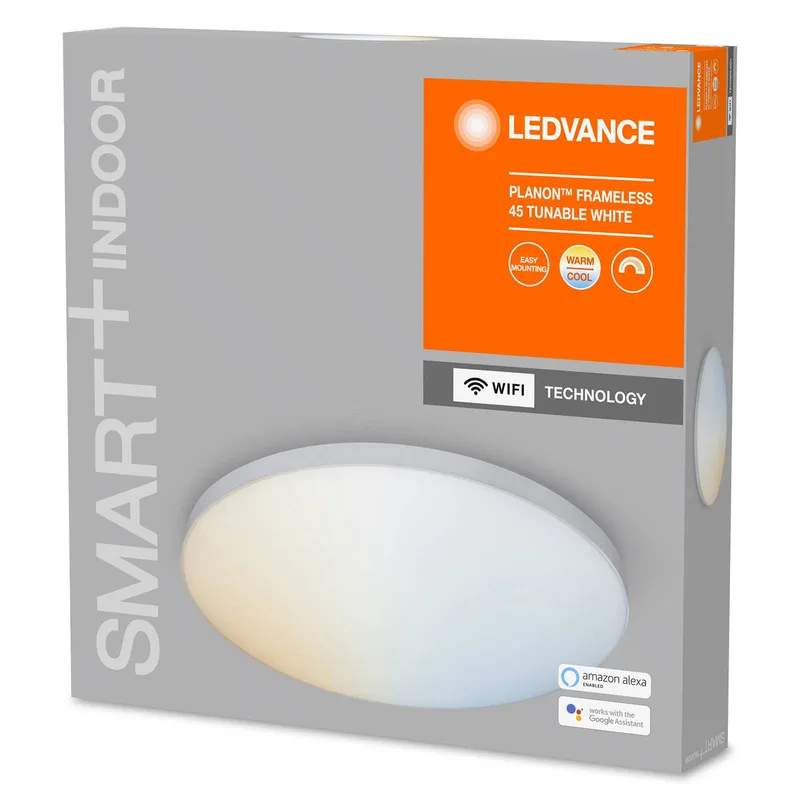 WiFi Planon LED paneel CCT Ø45cm von LEDVANCE SMART+ in Weiß – Produktfoto 4 von 5