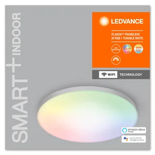 WiFi Planon LED paneel RGBW Ø30cm von LEDVANCE SMART+ in Weiß – Produktfoto 4 von 5