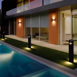 WiFi Swing Round LED tuinlamp by LEDVANCE SMART+ in Black – product photo 2 of 5