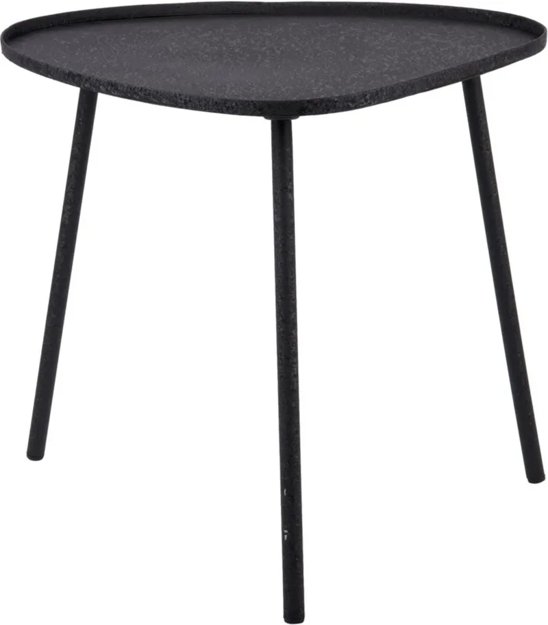 Bijzettafel Boaz Large - 54x49.5x49cm - Modern by Leitmotiv in Black – product photo