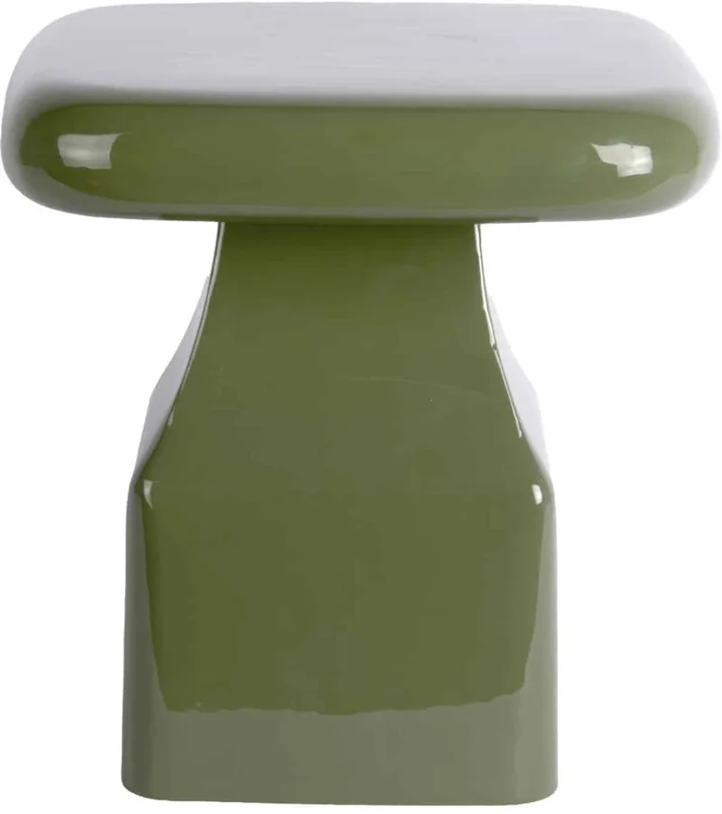 Bijzettafel Cadiz - 40x40x40cm - Scandinavisch van Leitmotiv in Groen – productfoto