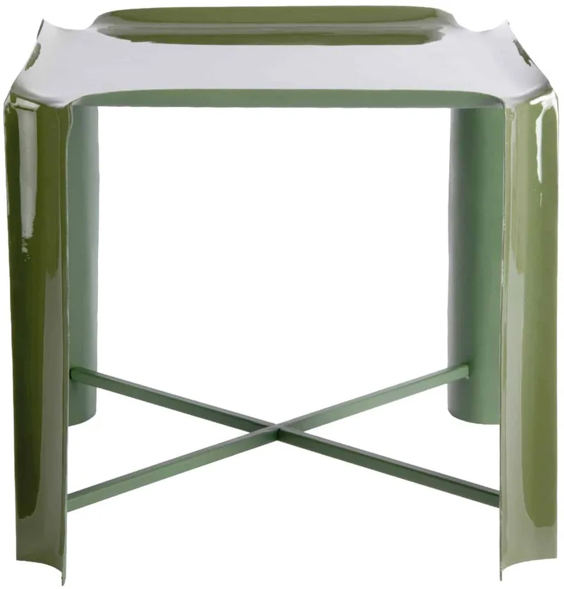Bijzettafel Cadiz - 41x41x41cm - Scandinavisch de Leitmotiv en Vert – photo du produit