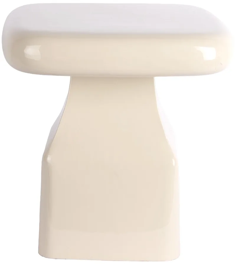 Bijzettafel Cadiz - Gebroken - 40x40x40cm - Scandinavisch de Leitmotiv en Blanc – photo du produit