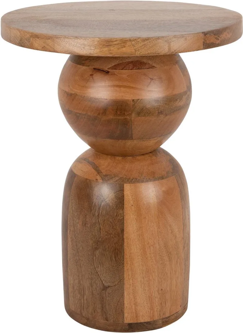 Bijzettafel Dia - Ø35cm - Scandinavisch van Leitmotiv in Naturel – productfoto