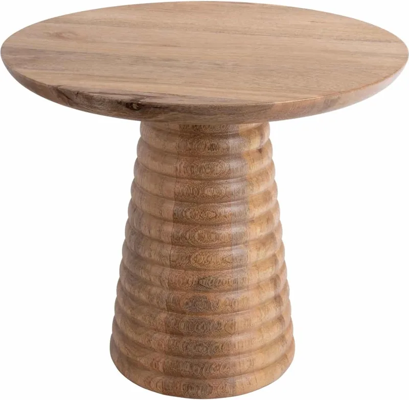 Bijzettafel Force Layered Base - 40x40x44.5cm - Scandinavisch by Leitmotiv in Brown – product photo