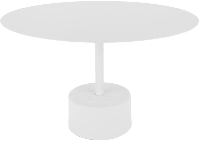 Bijzettafel Nowa Low - 55x55x35cm - Modern de Leitmotiv en Blanc – photo du produit