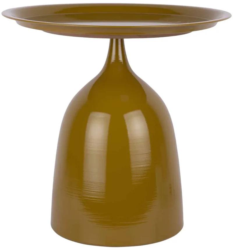 Bijzettafel Paris - Donker kaki - 44x44x43cm - Scandinavisch de Leitmotiv en Vert – photo du produit