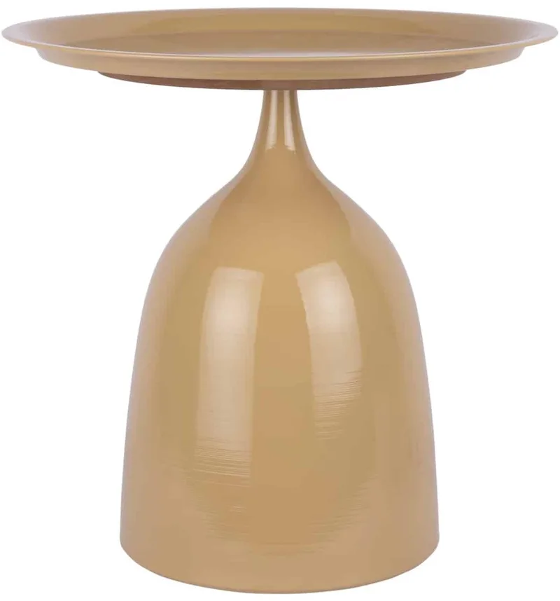 Bijzettafel Paris - Lattebruin - 44x44x43cm - Scandinavisch de Leitmotiv en Marron – photo du produit