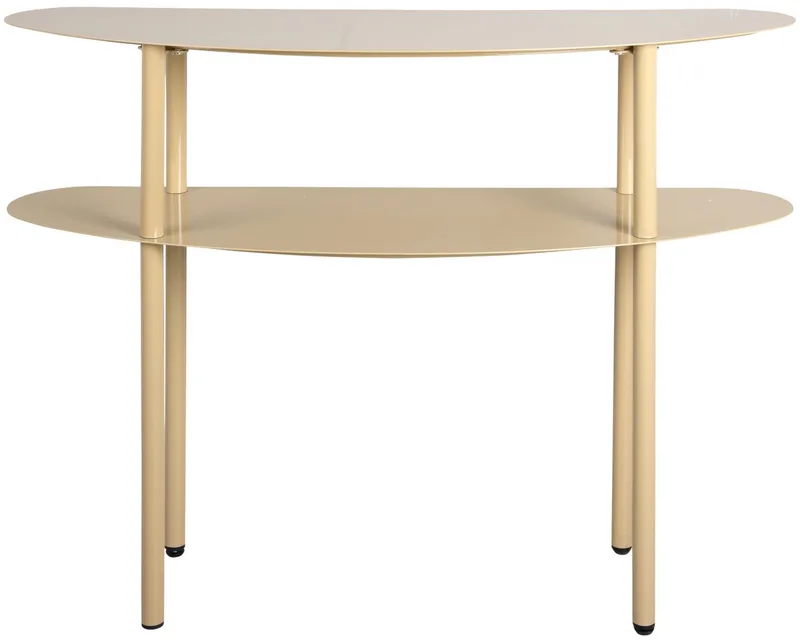 Bijzettafel Paris - Lattebruin - 90x28x72.5cm - Scandinavisch de Leitmotiv en Marron – photo du produit