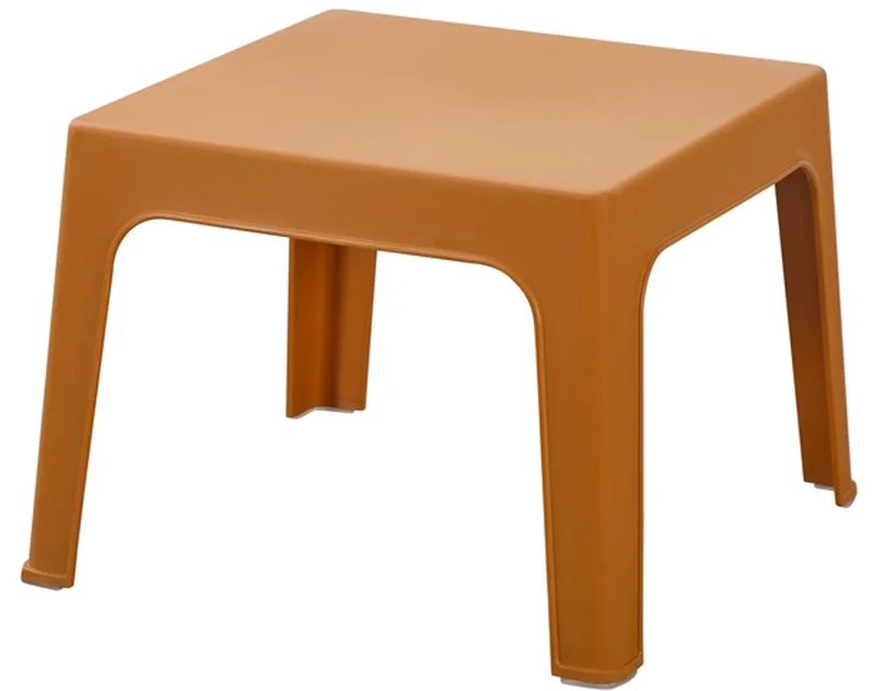 Bijzettafel Recreo - 49,5x49,5x40 cm van Leitmotiv in Geel – productfoto