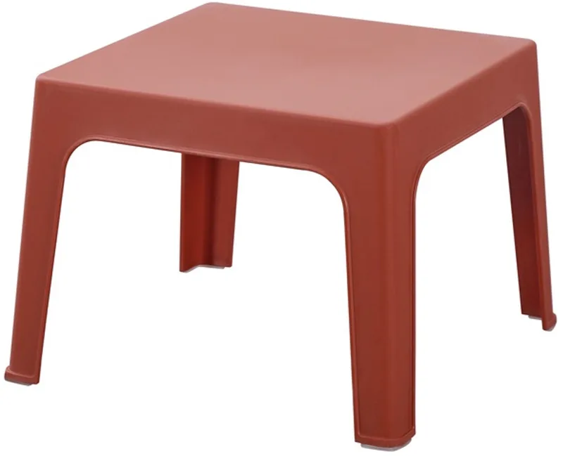 Bijzettafel Recreo - 49,5x49,5x40 cm van Leitmotiv in Rood – productfoto