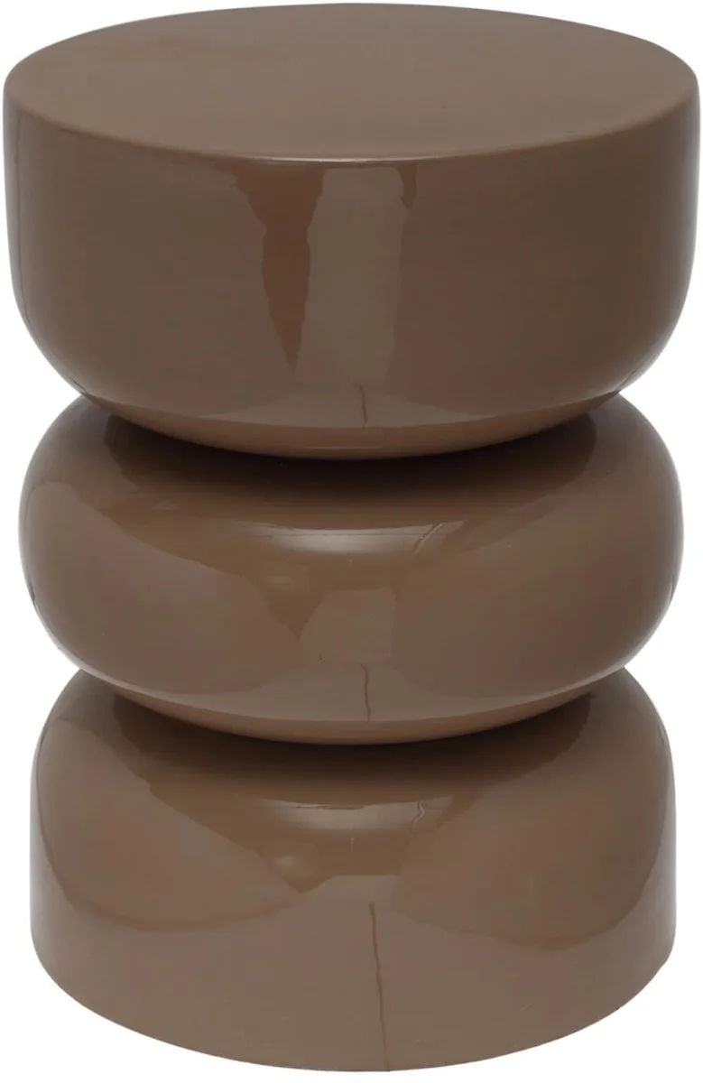 Bijzettafel Rey - 36x36x48cm - Modern by Leitmotiv in Brown – product photo