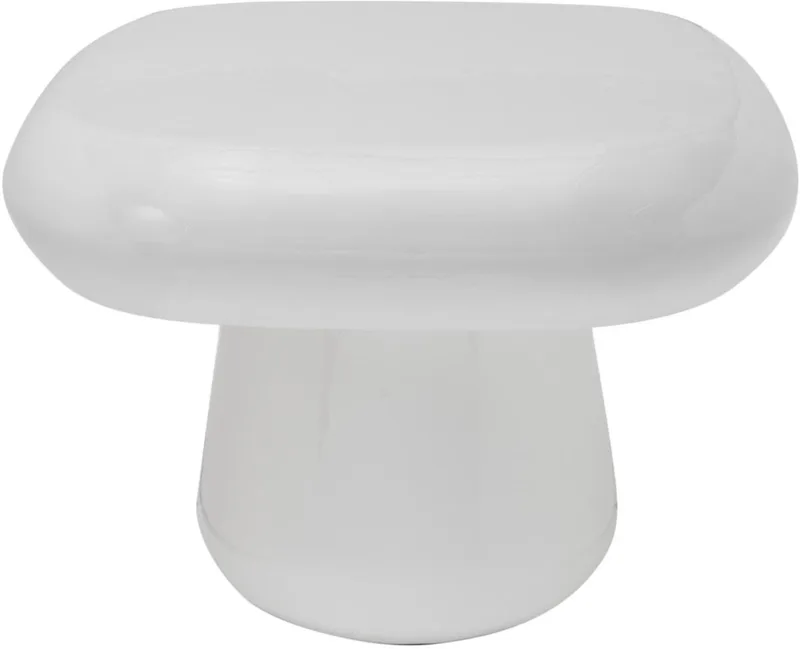 Bijzettafel Roca - 49x49x36cm - Modern fra Leitmotiv i Hvid – produktbillede