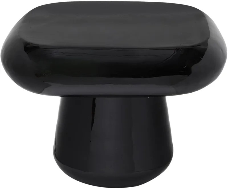 Bijzettafel Roca - 49x49x36cm - Modern by Leitmotiv in Black – product photo