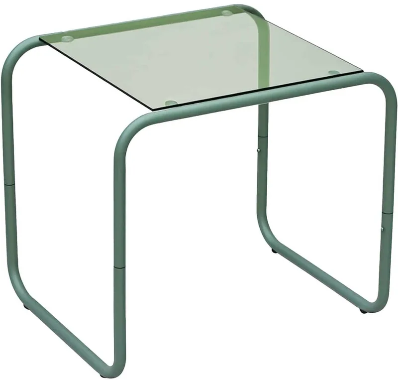 Bijzettafel Ventana - Jungle - 50x40x45cm - Modern by Leitmotiv in Green – product photo