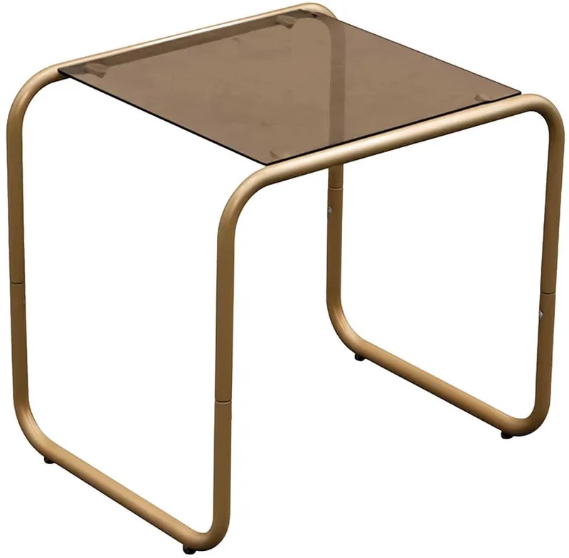 Bijzettafel Ventana - Mokka - 50x40x45cm - Modern från Leitmotiv i Brun – produktbild
