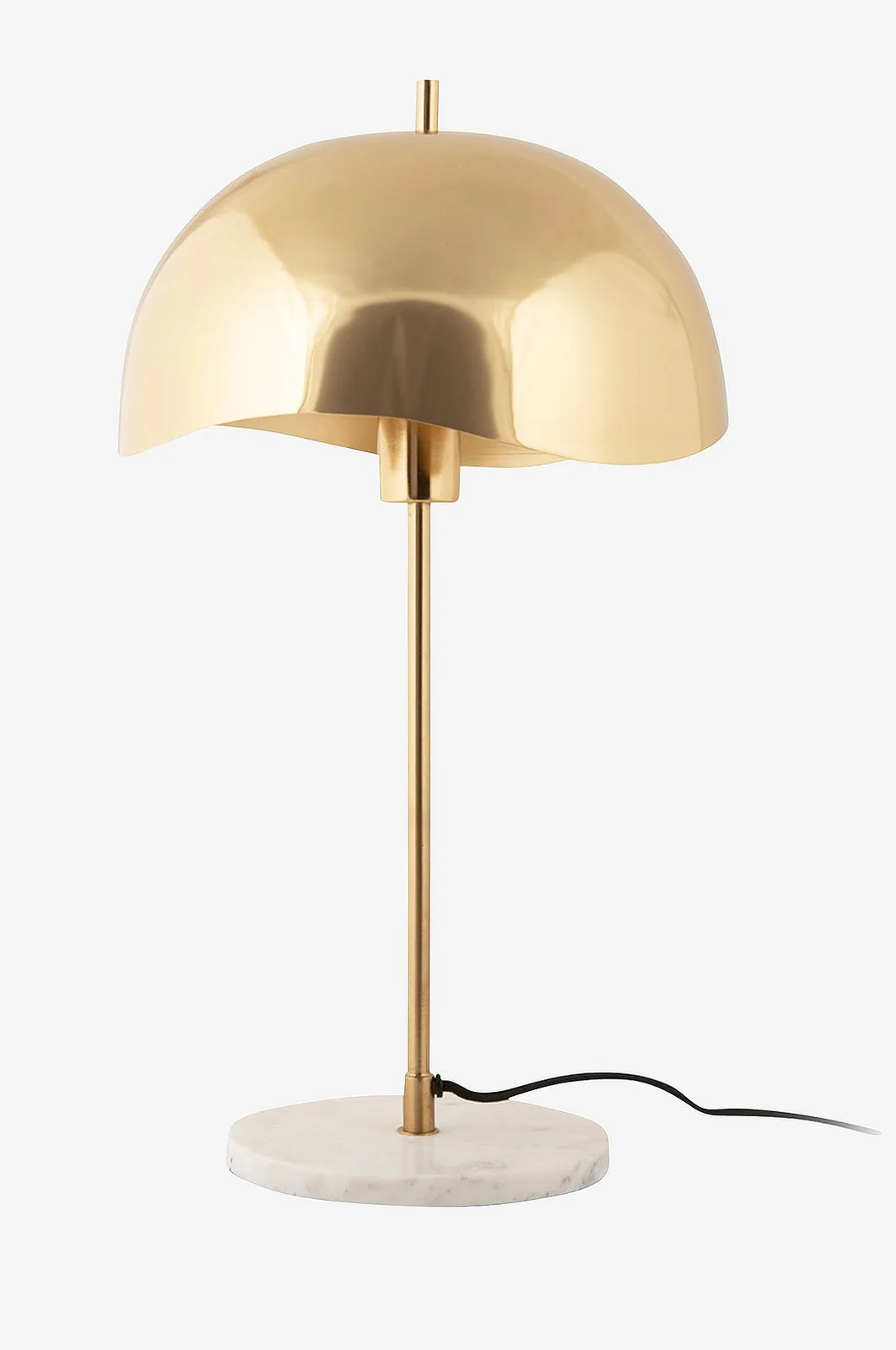 Bordslampa Waved Dome - Bordslampor - Från Homeroom fra Leitmotiv i Guld – produktbillede