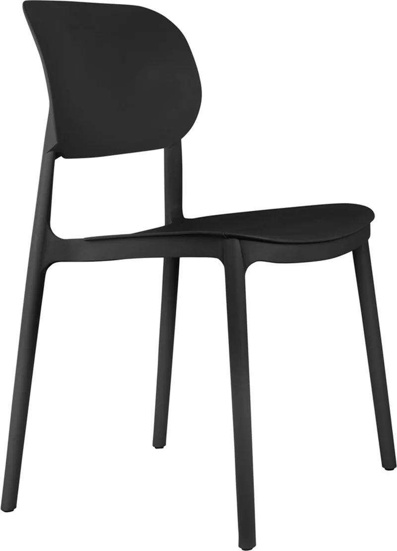 Eetkamerstoel Cheer - Set van 2 från Leitmotiv i Svart – produktbild