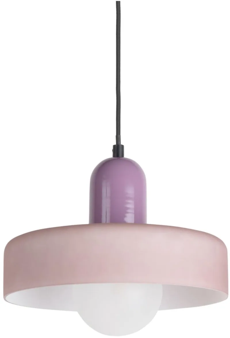 Hanglamp Opaco Grato - 25x25x23cm - Modern - Hanglampen Eetkamer, Slaapkamer, Woonkamer från Leitmotiv i Lila – produktbild