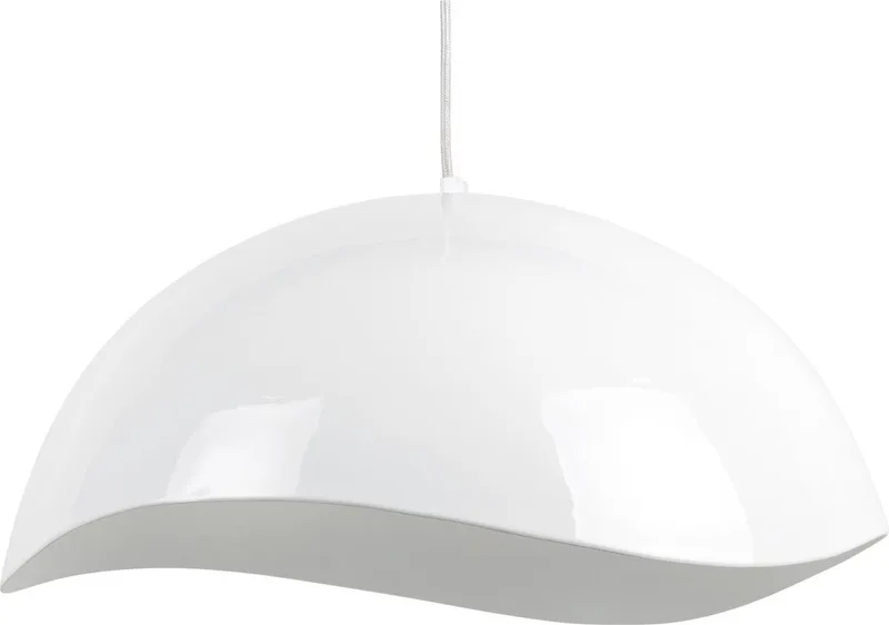 Hanglamp Waved - Ø50cm - Scandinavisch - Hanglampen Eetkamer, Slaapkamer, Woonkamer van Leitmotiv in Wit – productfoto