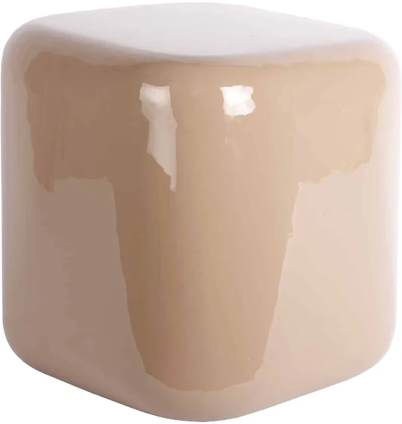 Kruk Cadiz - Mokkabruin - 40x40x40cm - Scandinavisch van Leitmotiv in Bruin – productfoto