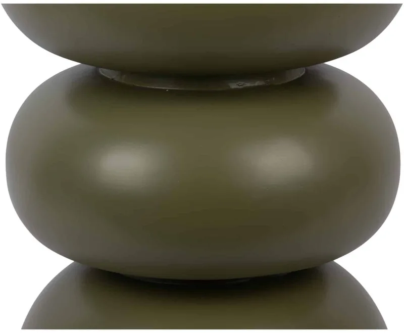 Kruk Curva - 35.5x35.5x44cm - Modern by Leitmotiv in Green – product photo