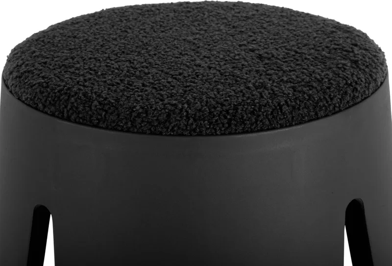Kruk Savor - Ø44cm - Modern de Leitmotiv en Noir – photo du produit