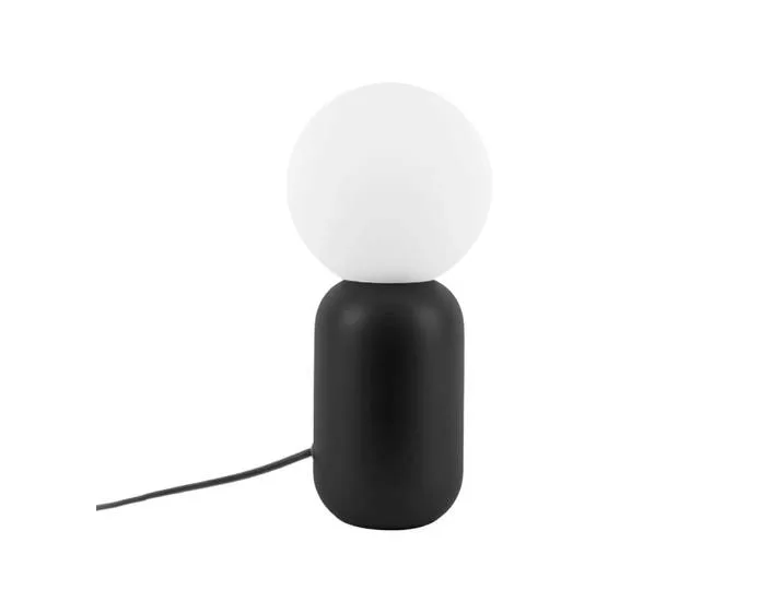 Lampe à poser en métal noir de Leitmotiv – photo du produit