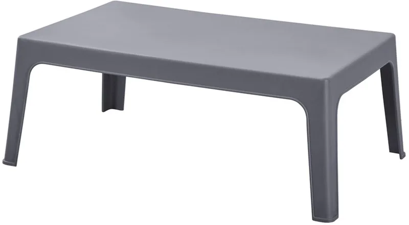 Salontafel Recreo - 99x59,5x40 cm van Leitmotiv in Grijs – productfoto