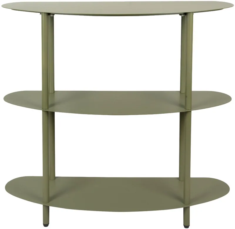 Side table Riqueza - 90x28x82cm - Modern von Leitmotiv in Grün – Produktfoto
