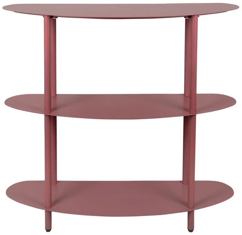 Side table Riqueza - Bordeaux - 90x28x82cm - Modern von Leitmotiv in Rot – Produktfoto