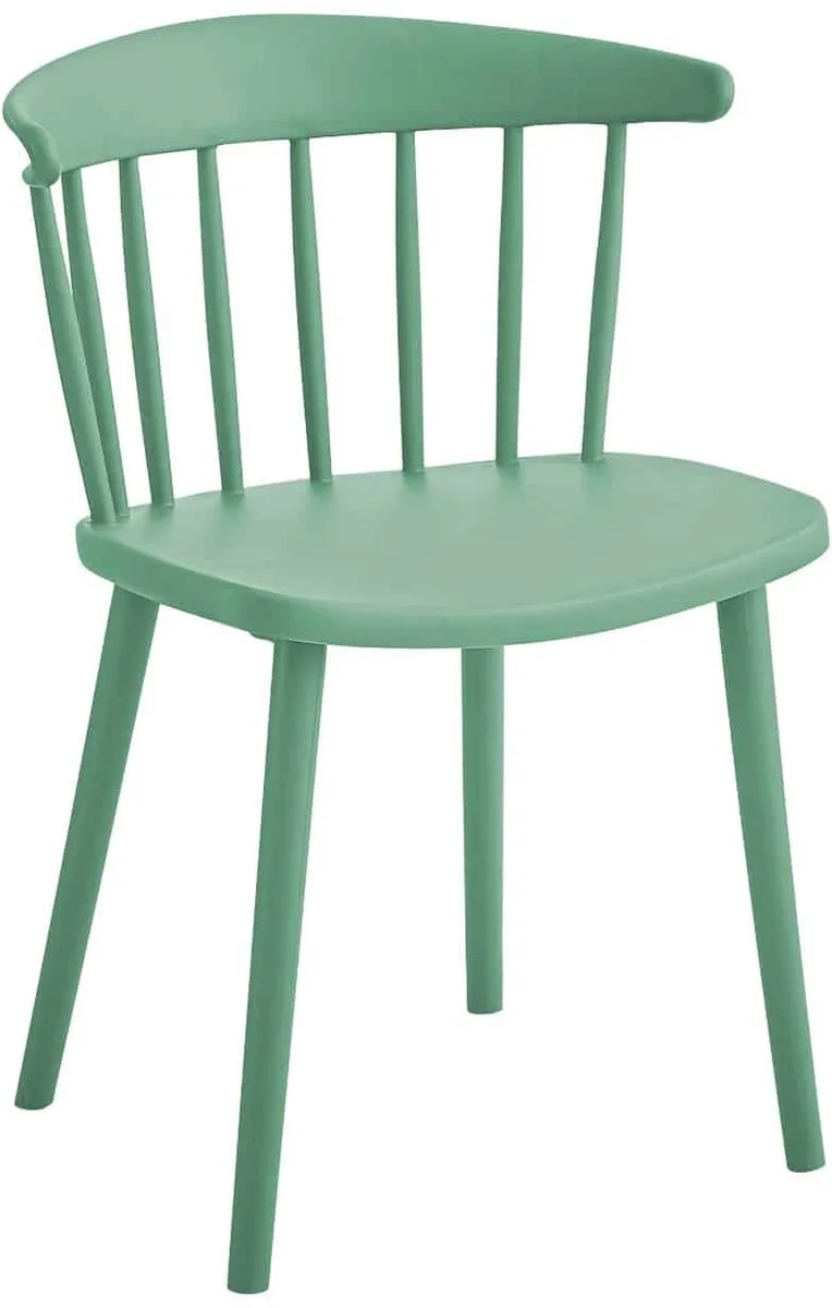 Stoel Viejo - 57x44x75cm - Set van 4 - Modern - Woonkamer - Slaapkamer by Leitmotiv in Green – product photo
