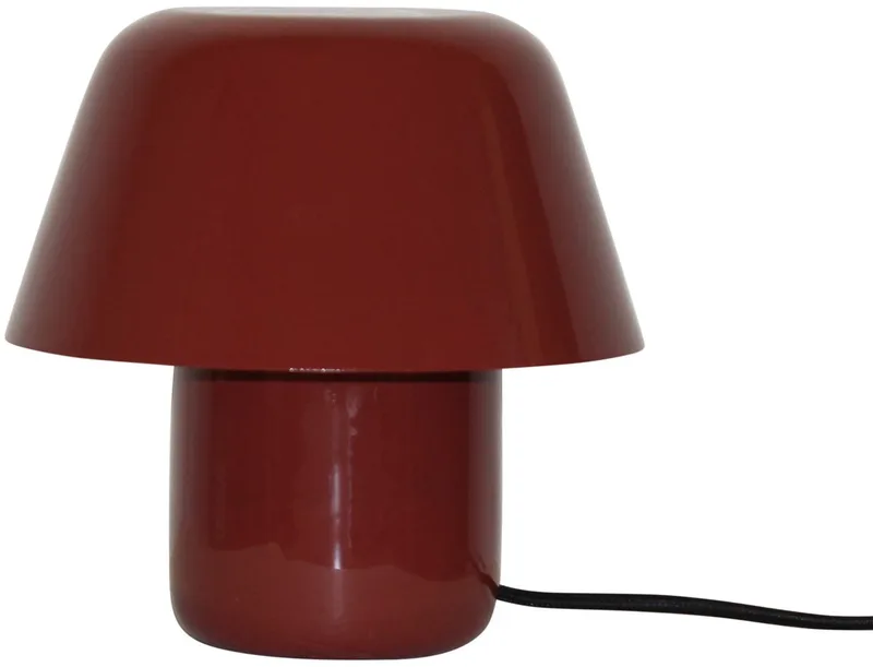 Tafellamp Afan - Rode oker - 20x20x19cm - Scandinavisch by Leitmotiv in Red – product photo