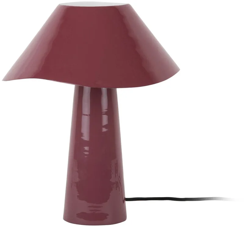 Tafellamp Ameno - Dark mauve - Ø28cm - Scandinavisch de Leitmotiv en Violet – photo du produit