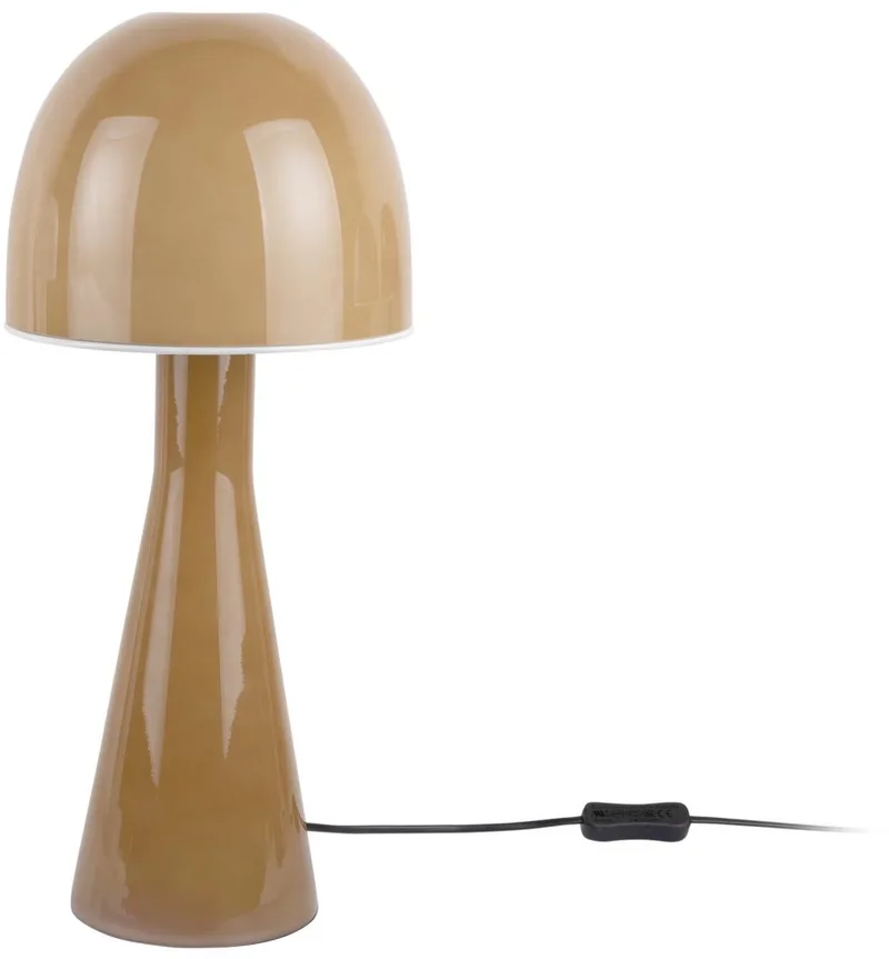Tafellamp Bombin - Okergeel - Ø20cm - Scandinavisch by Leitmotiv in Yellow – product photo