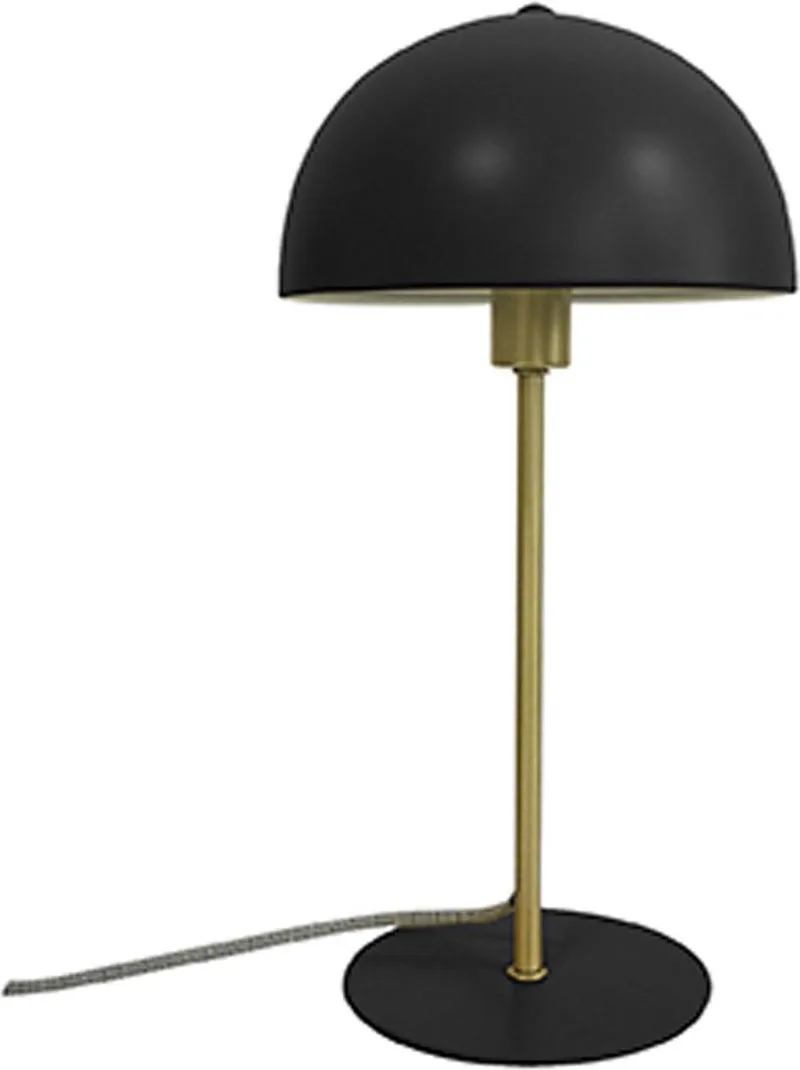 Tafellamp Bonnet - Metaal - 20x20x39cm - Scandinavisch by Leitmotiv in Black – product photo