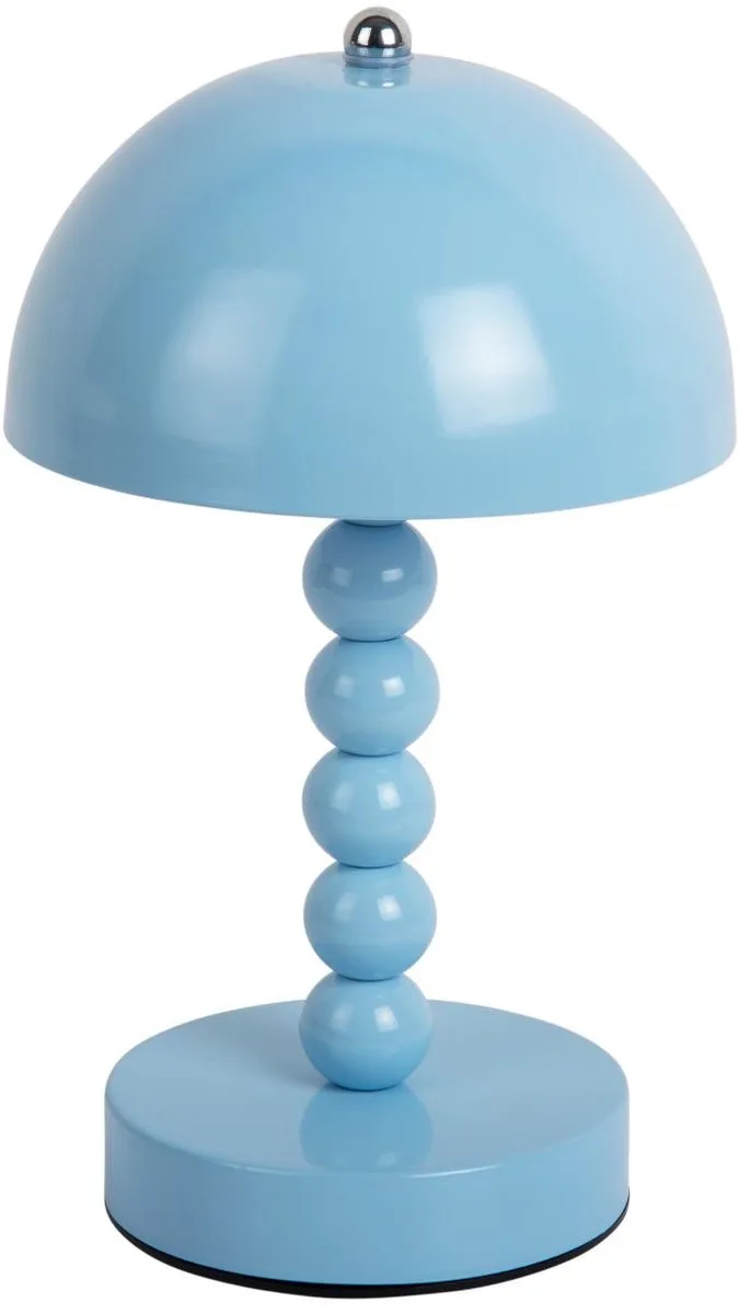 Tafellamp Bubbles Led - Zachtblauw - Ø16cm - Scandinavisch by Leitmotiv in Blue – product photo