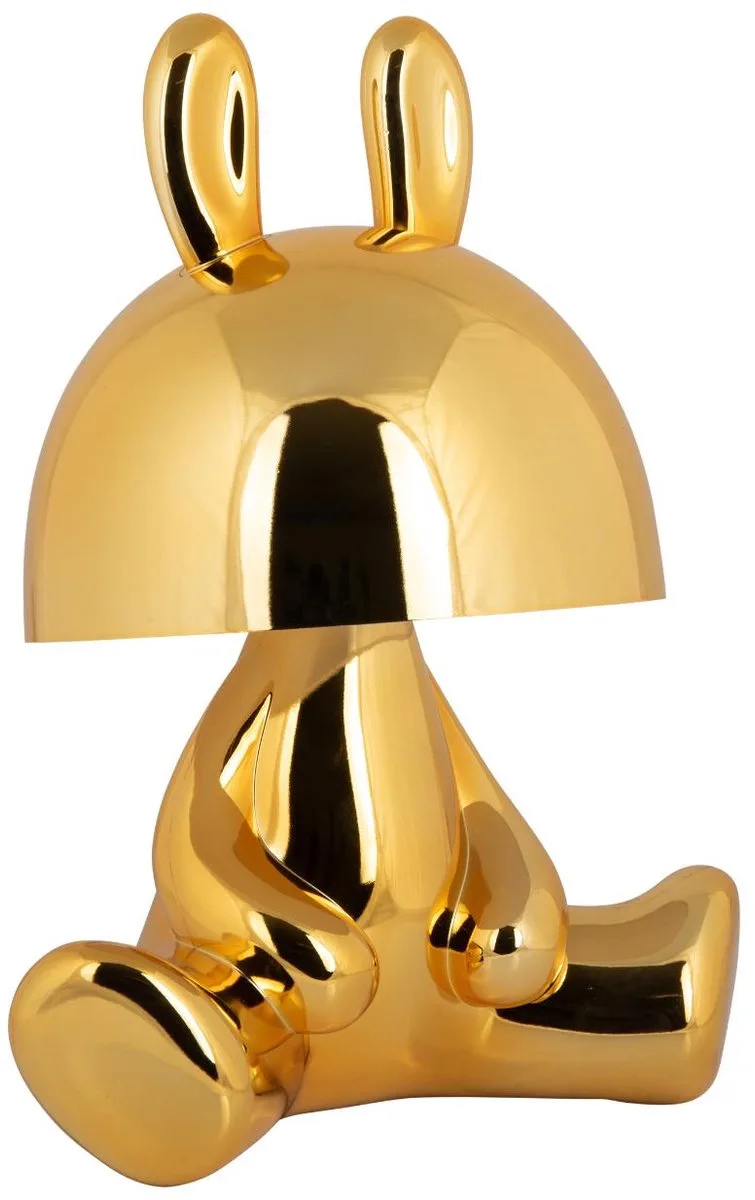 Tafellamp Bunny Led - Verguld - 22x17x27cm - Scandinavisch de Leitmotiv en Or – photo du produit