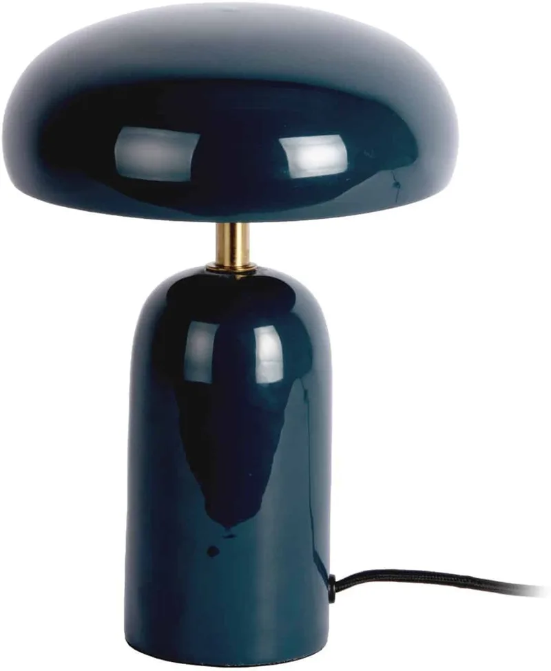 Tafellamp Catania Mushroom - 17.5x17.5x26cm - Scandinavisch by Leitmotiv in Blue – product photo
