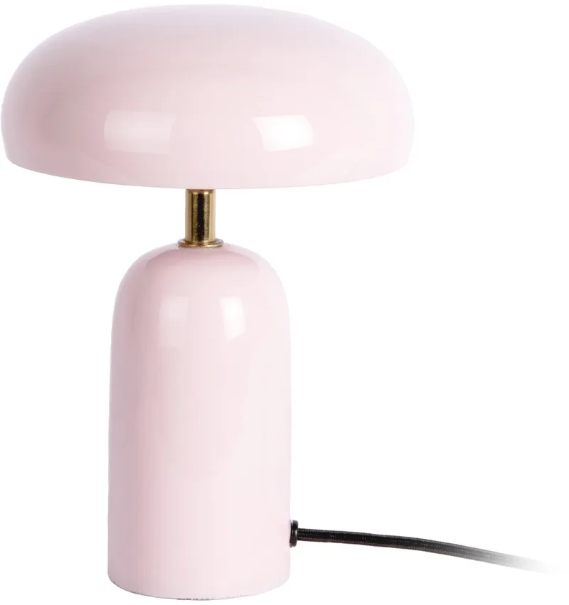Tafellamp Catania Mushroom - Zachtroze - 17.5x17.5x26cm - Scandinavisch de Leitmotiv en Rose – photo du produit