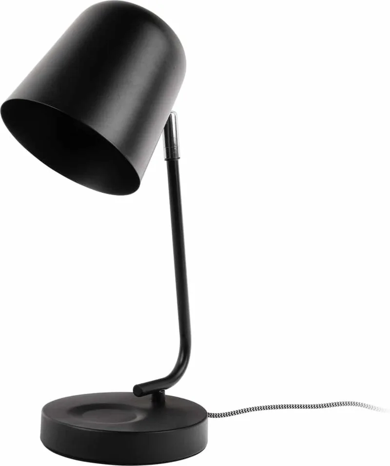 Tafellamp Encantar - Ø15cm - Scandinavisch fra Leitmotiv i Sort – produktbillede